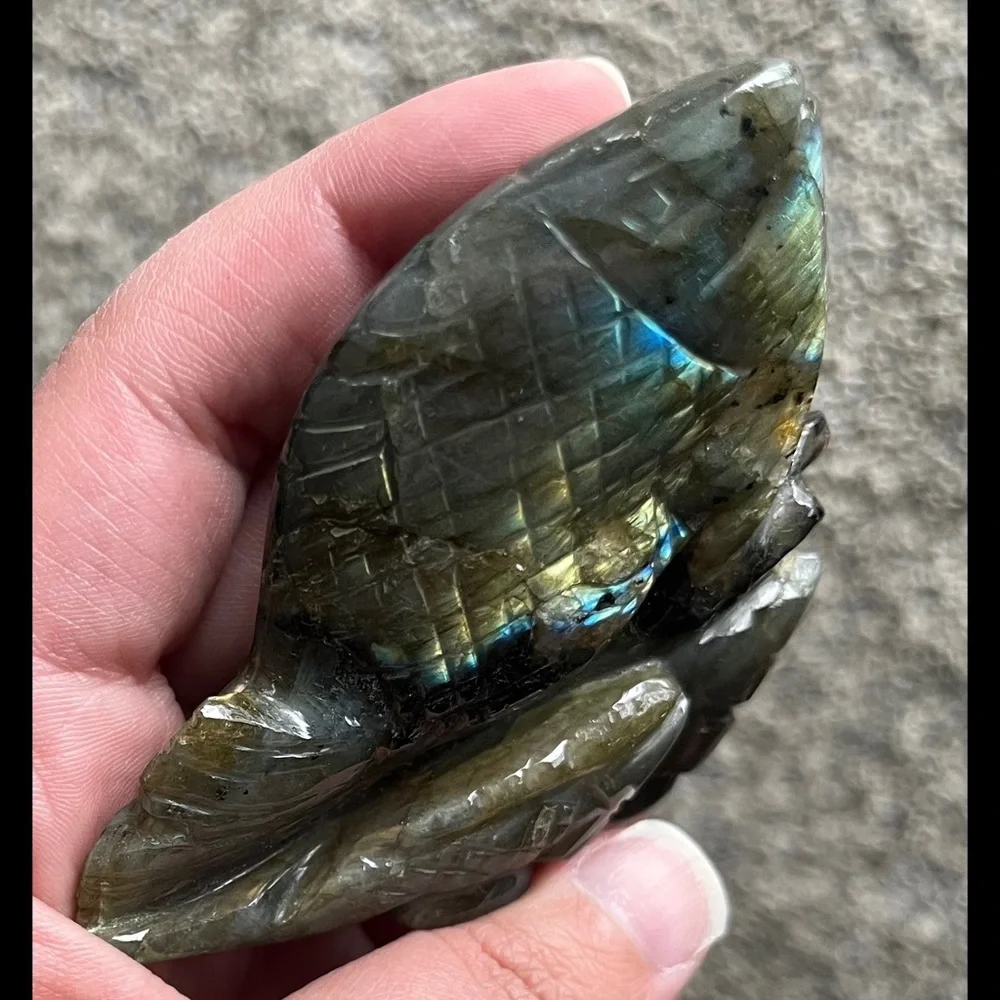 🐟 Fish Labradorite Carving/Figurine